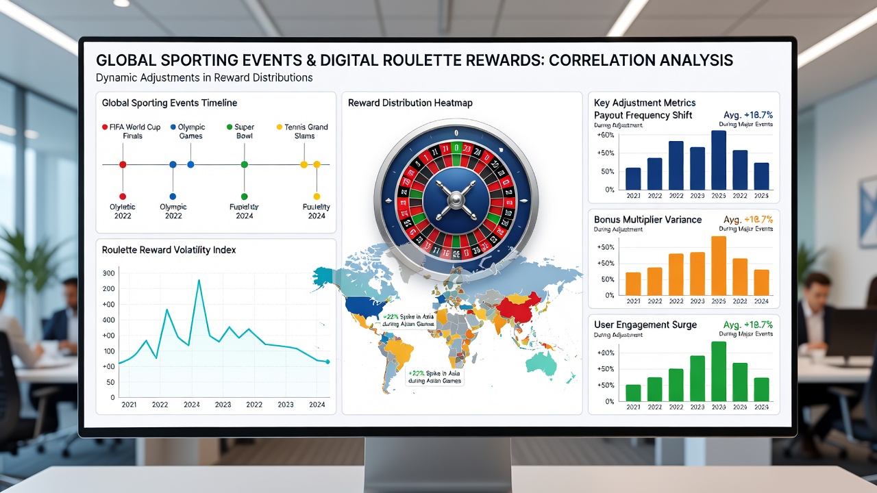 Roulette reward adjustments during international sporting calendars