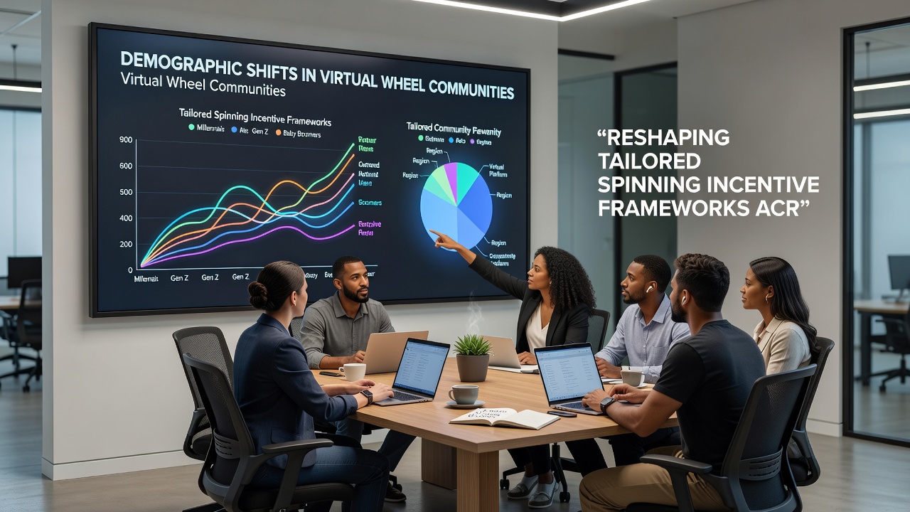 Digital platform interface displaying tailored spinning incentives for diverse virtual wheel users