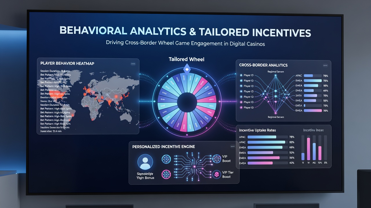 Player segmentation analytics interface used for customizing roulette incentives in international online casinos