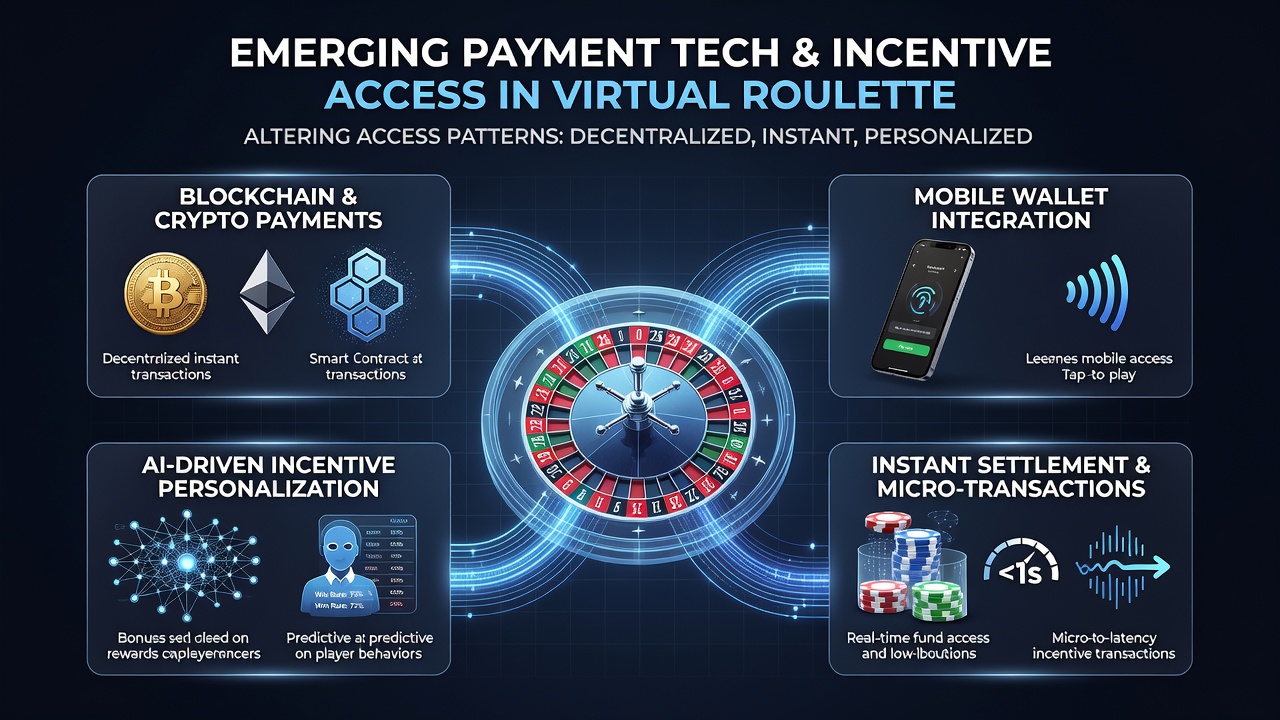 Regional comparison charts displaying payment technology adoption rates for virtual roulette incentives in Asia-Pacific and European markets