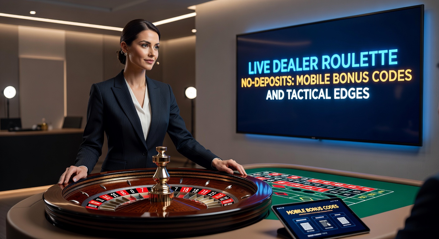 Dynamic live dealer roulette wheel spinning on a mobile screen with bonus code overlay
