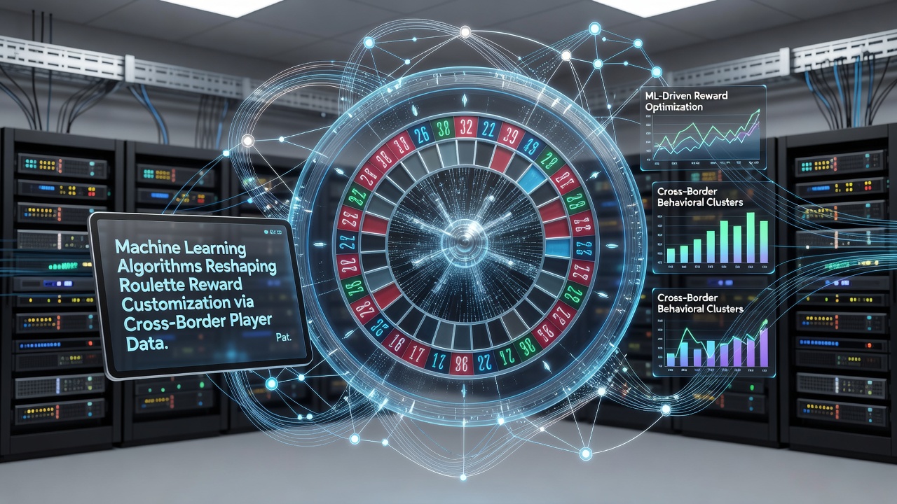 Roulette reward dashboard displaying ML-generated personalized offers from international player data