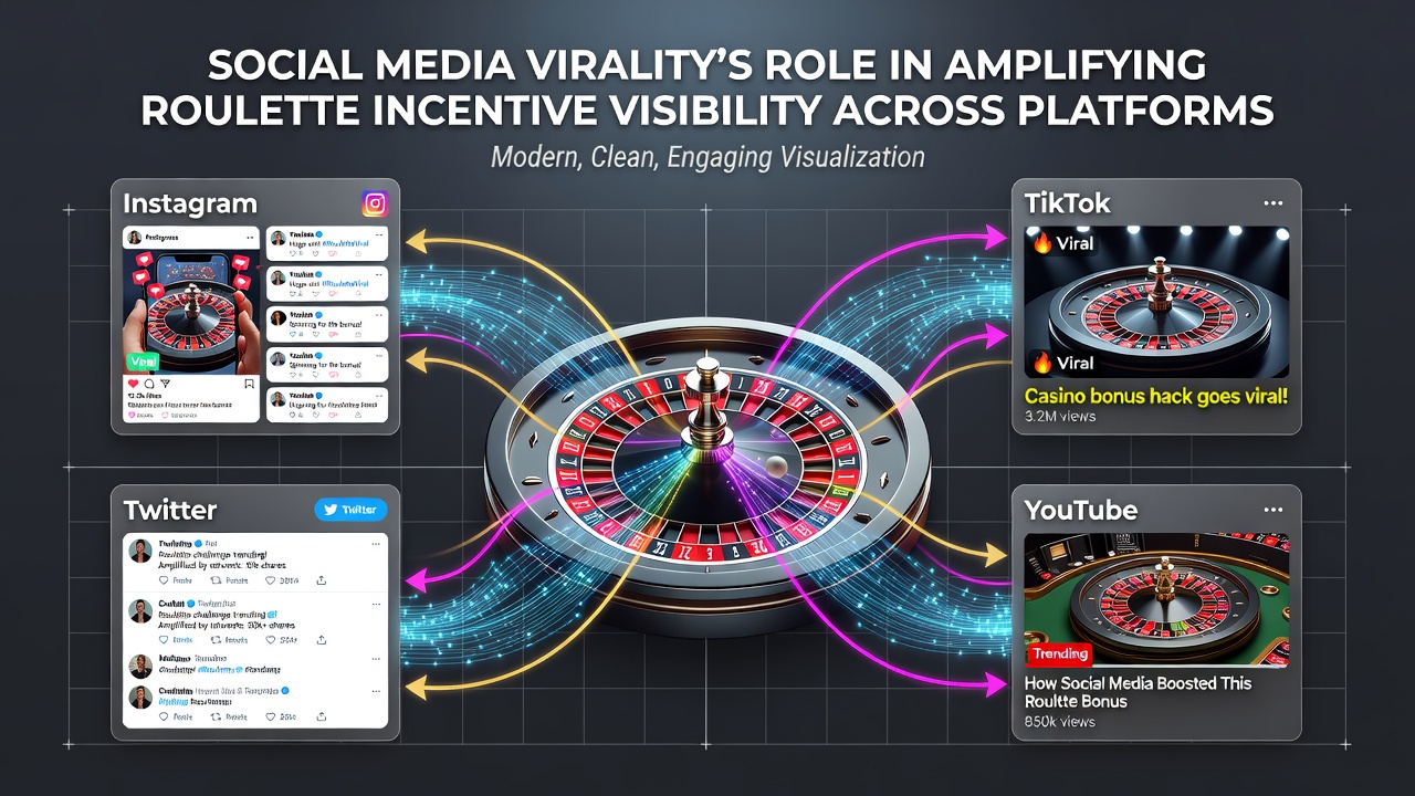Analytics dashboard illustrating reach metrics for roulette incentive content shared on social platforms
