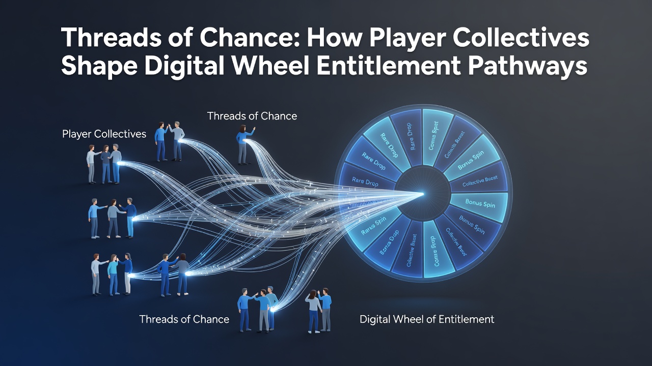 Digital wheel interface showing reward pathways influenced by community data sharing