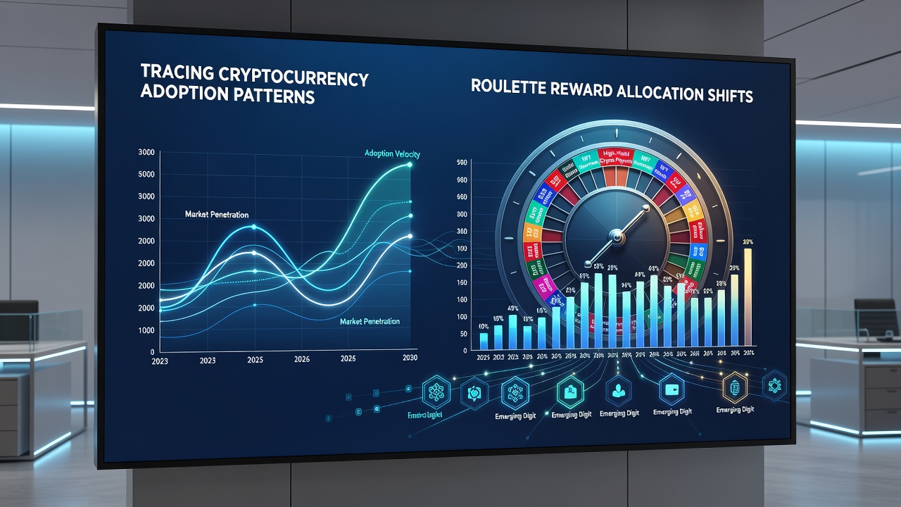 Analytics dashboard displaying roulette reward distribution trends by jurisdiction and payment method