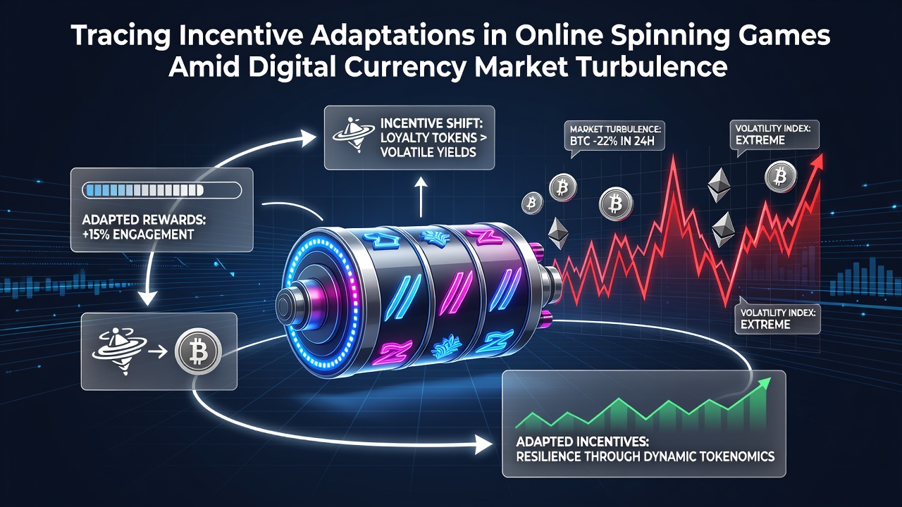 How Incentive Structures in Online Spinning Games Respond to Digital Currency Market Swings